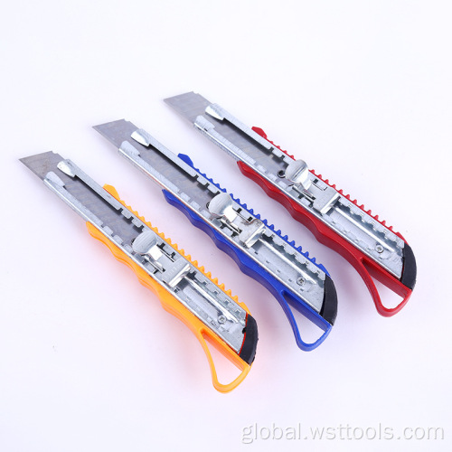 Box Cutter With 5pcs Blades Custom Utility Knife with Ultra Sharp Blade Supplier